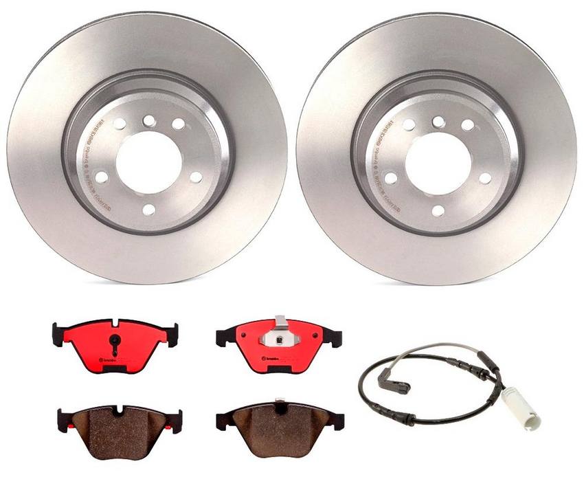 BMW Brembo Brake Kit – Pads and Rotors Front (348mm) (Ceramic) 34356789440 – Brembo 2858803KIT