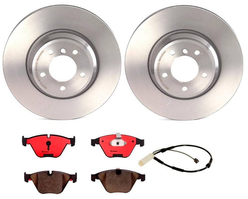 BMW Brembo Brake Kit – Pads and Rotors Front (348mm) (Ceramic) 34356792560 – Brembo 2858828KIT