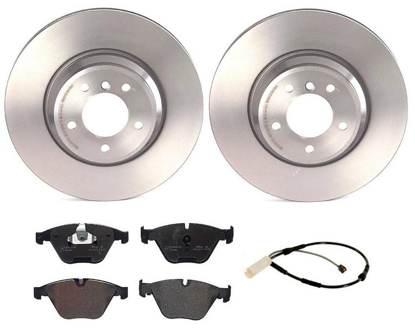 Brembo Brake Pads and Rotors Kit – Front (348mm) (Low-Met)