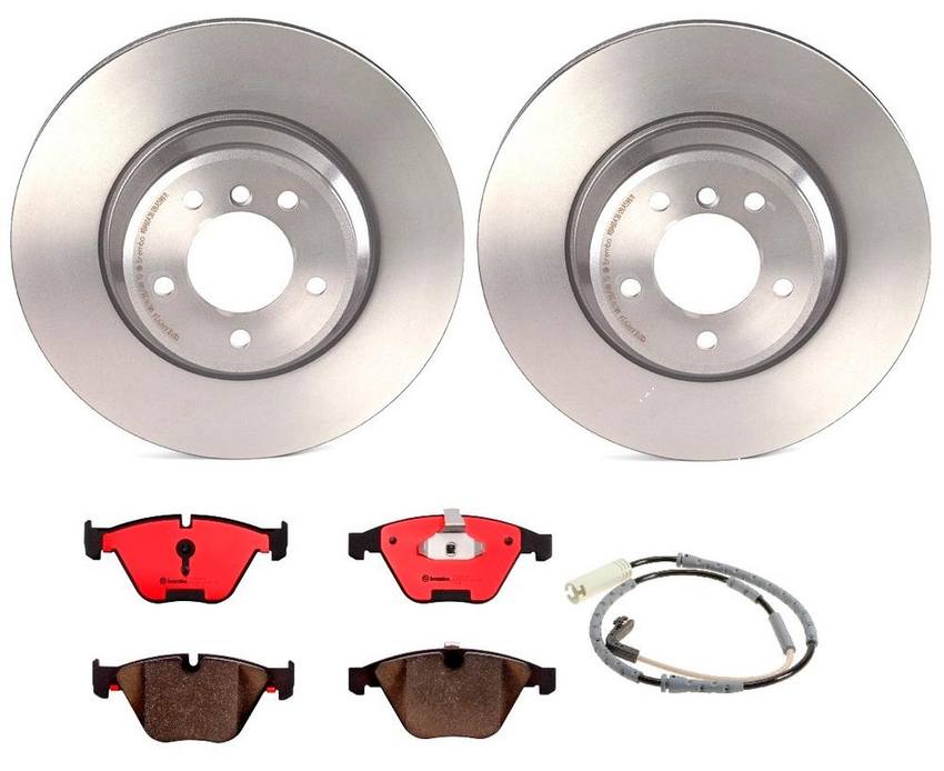 BMW Brembo Brake Kit – Pads and Rotors Front (348mm) (Ceramic) 34356789441 – Brembo 2858856KIT