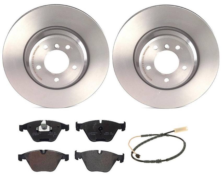 Brembo Brake Pads and Rotors Kit – Front (348mm) (Low-Met)