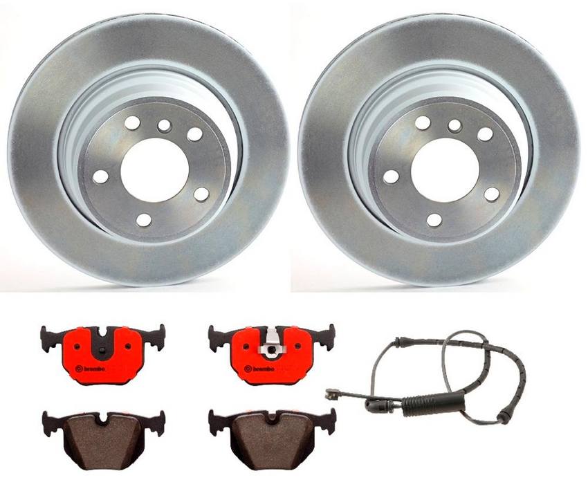 BMW Land Rover Brake Kit – Pads and Rotors Rear (324mm) (Ceramic) SFP500210 – Brembo 2858928KIT