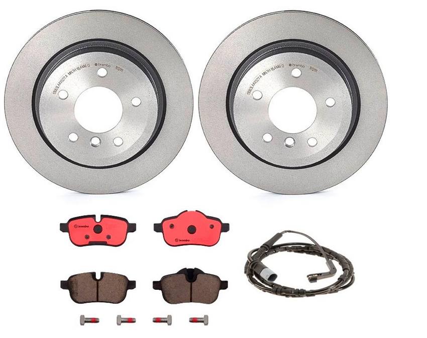 BMW Brembo Brake Kit – Pads and Rotors Rear (300mm) (Ceramic) 34356789446 – Brembo 2859005KIT