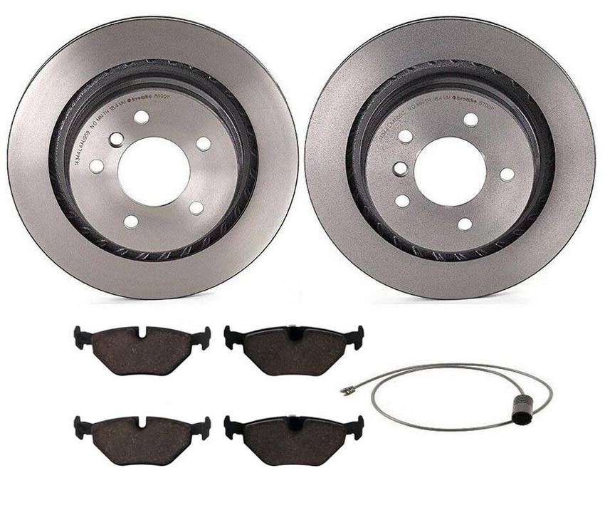 BMW SAAB Brake Kit – Brembo Pads and Rotors Rear (312mm) (Ceramic) 5058110 – Brembo 2859014KIT