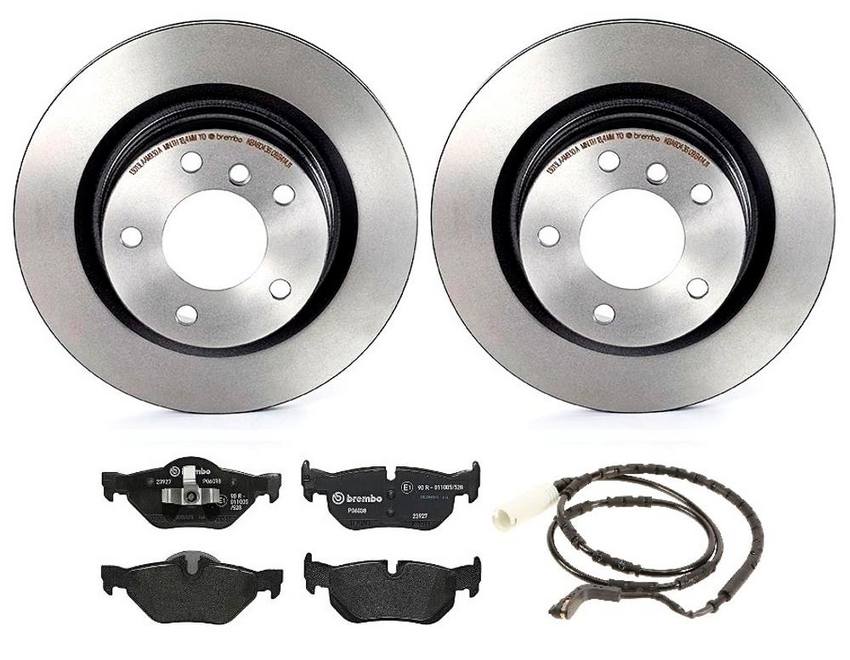 Brembo Brakes Kit – Pads and Rotors Rear (300mm) (Low-Met)