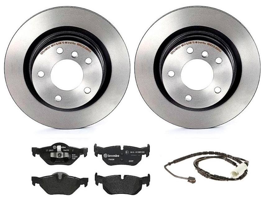 Brembo Brakes Kit – Pads and Rotors Rear (300mm) (Low-Met)