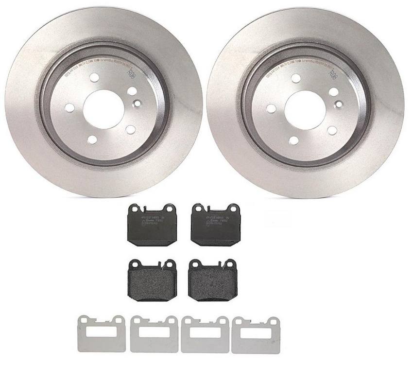 Mercedes Brembo Brakes Kit – Pads and Rotors Rear (331mm) (Low-Met) 163420112041 – Brembo 2860350KIT