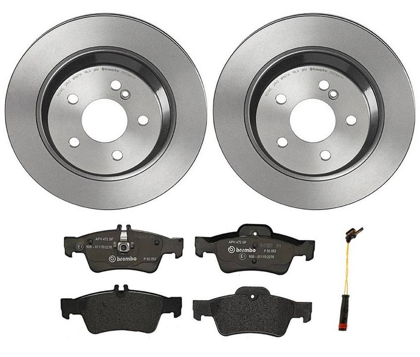 Brembo Brakes Kit – Pads and Rotors Rear (300mm) (Low-Met)