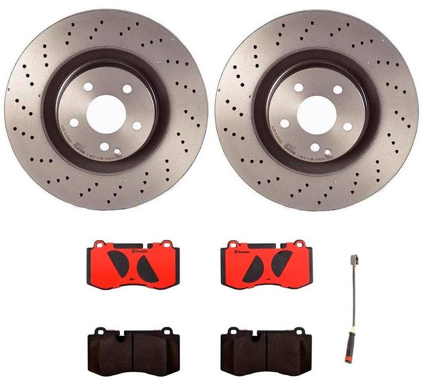 Brembo Brake Pads and Rotors Kit – Front (350mm) (Ceramic)