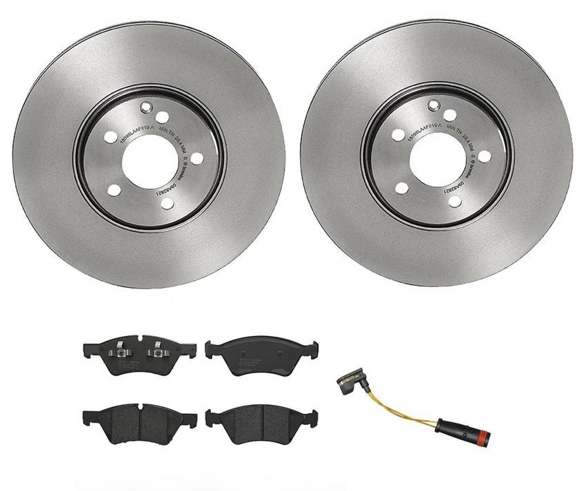 Brembo Brake Pads and Rotors Kit – Front (330mm) (Low-Met)