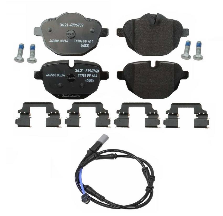 BMW Disc Brake Pad Set – Rear (w/ Sensor)