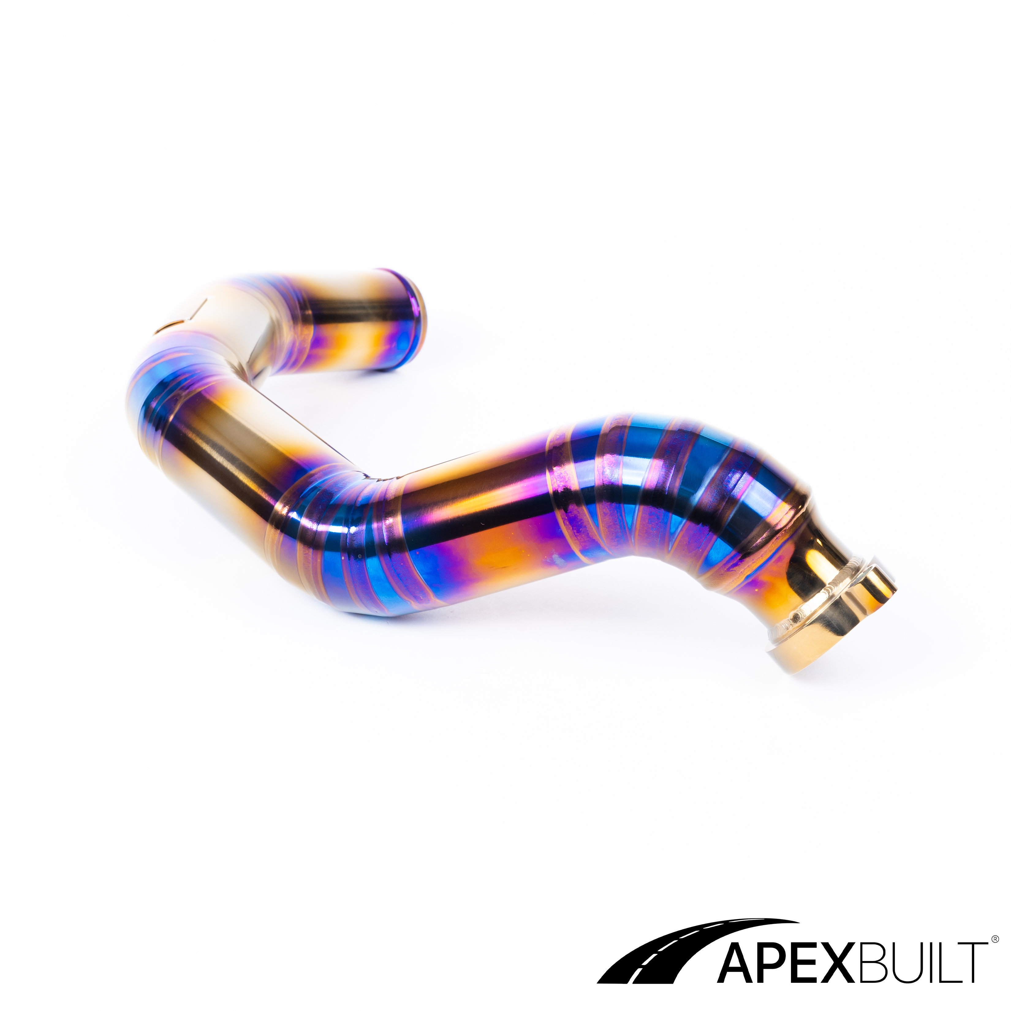 ApexBuilt® BMW F87 M2C, F80 M3, & F82/F83 M4 Titanium Charge Pipe Kit (S55, 2015-20)