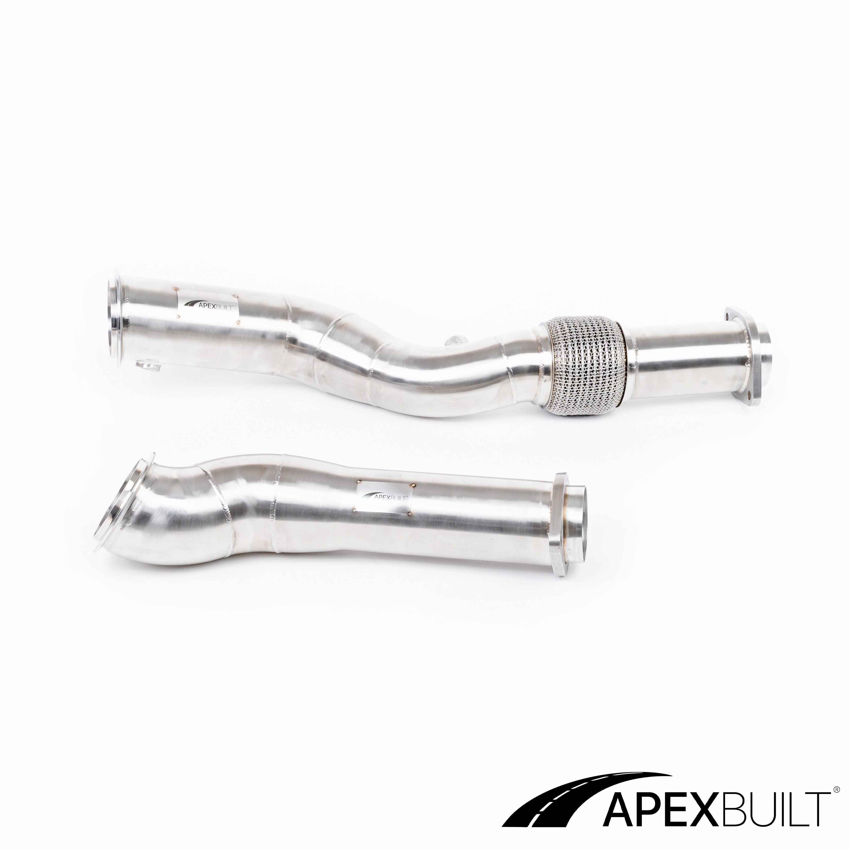 ApexBuilt® BMW G87 M2, G80 M3, & G82/G83 M4 Race Downpipes (S58, 2021+)