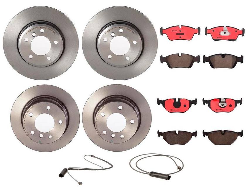 Brembo Brake Pads and Rotors Kit – Front and Rear (300mm/272mm) (Ceramic)