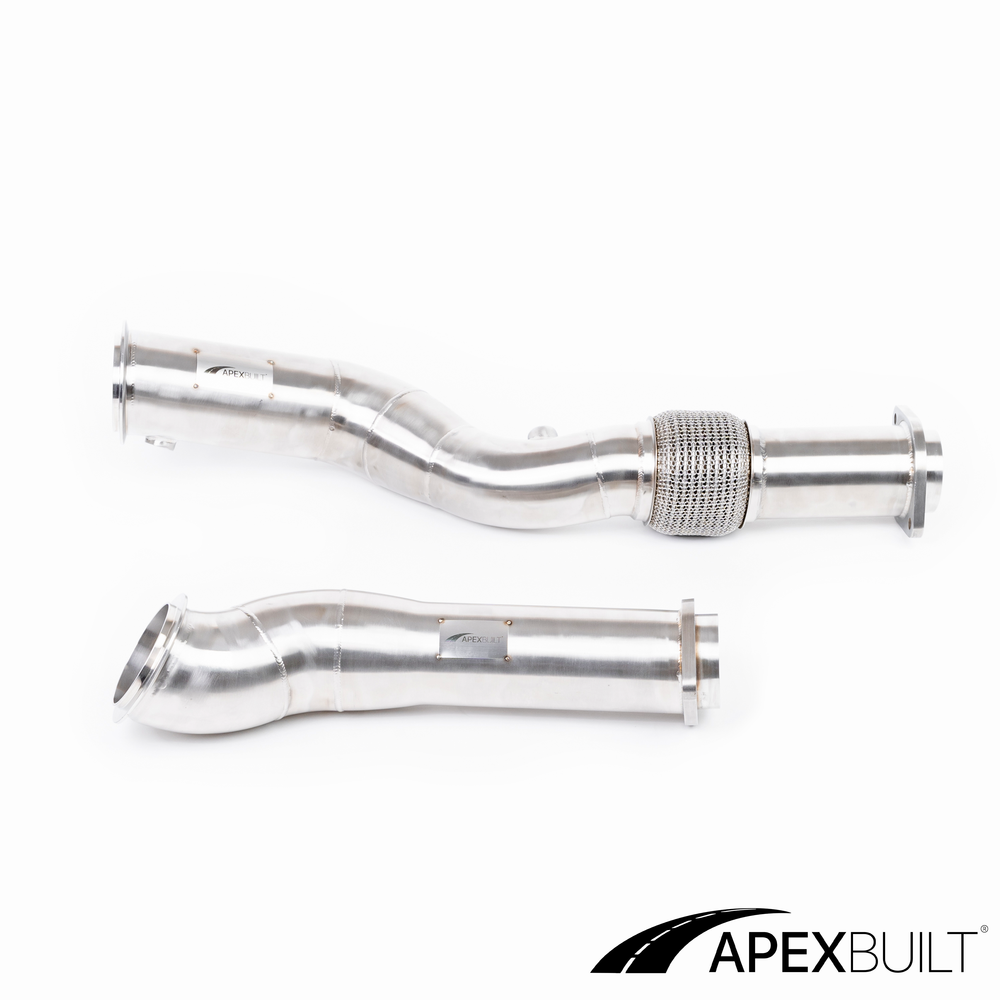 ApexBuilt® BMW G87 M2, G80 M3, & G82/G83 M4 Race Downpipes (S58, 2021+)