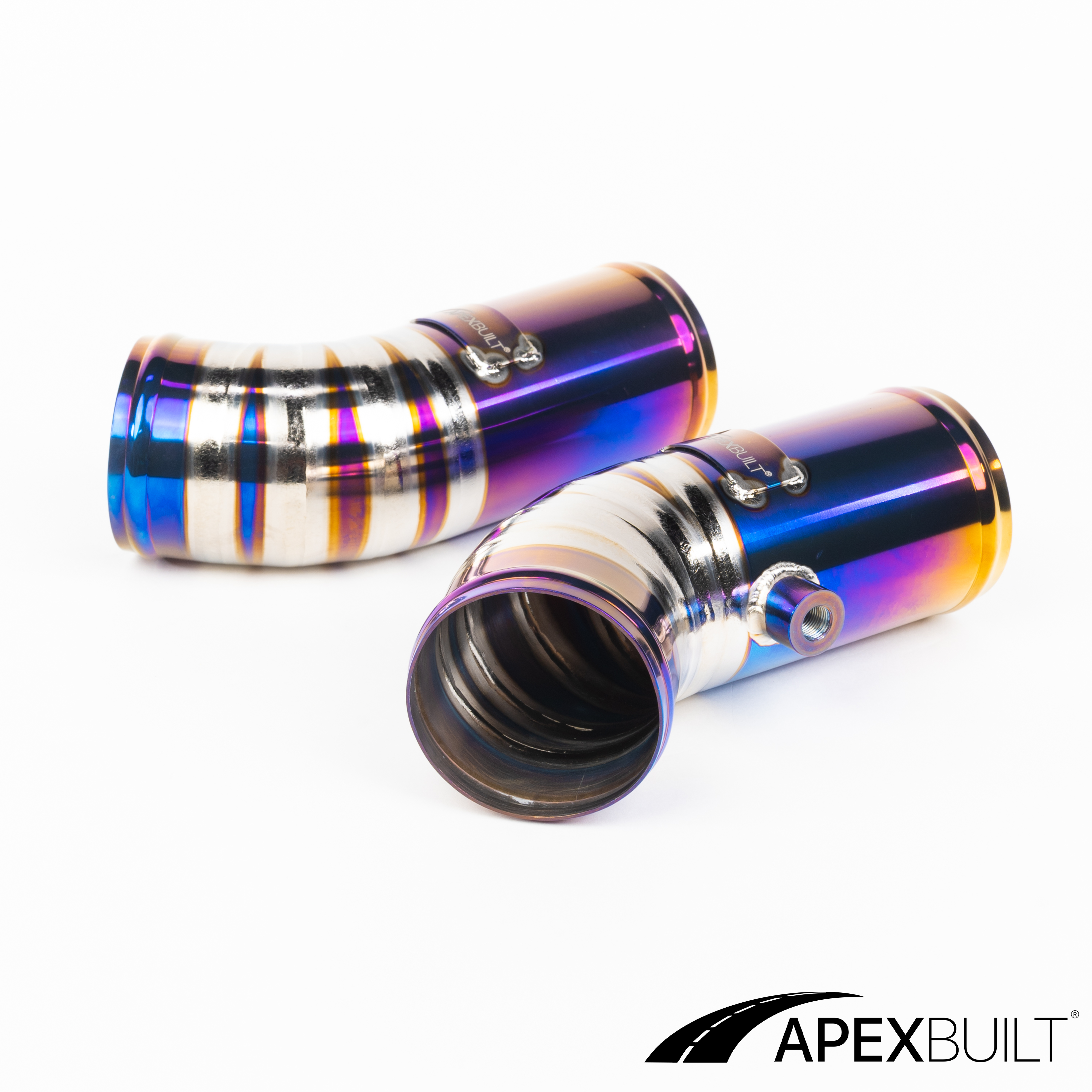 ApexBuilt® BMW F10 M5 & F06/F12/F13 M6 Titanium Charge Pipe Kit (S63TU, 2012-17)