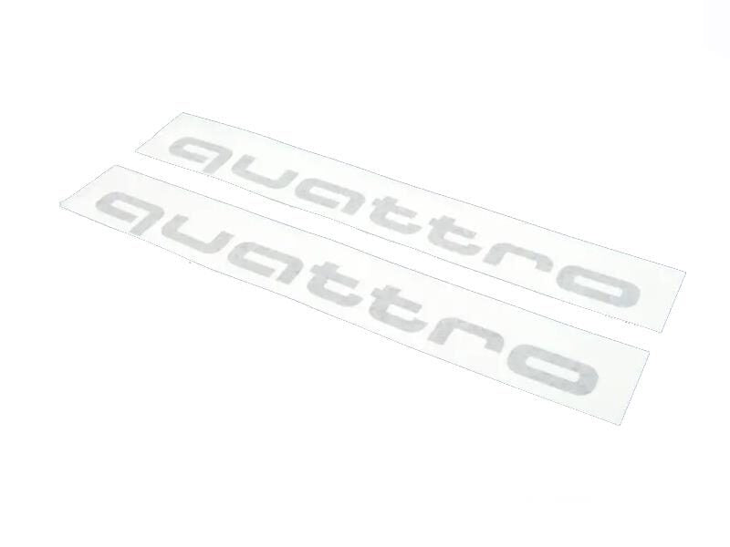 'Quattro' Script Door graphics Kit - Brilliant Black