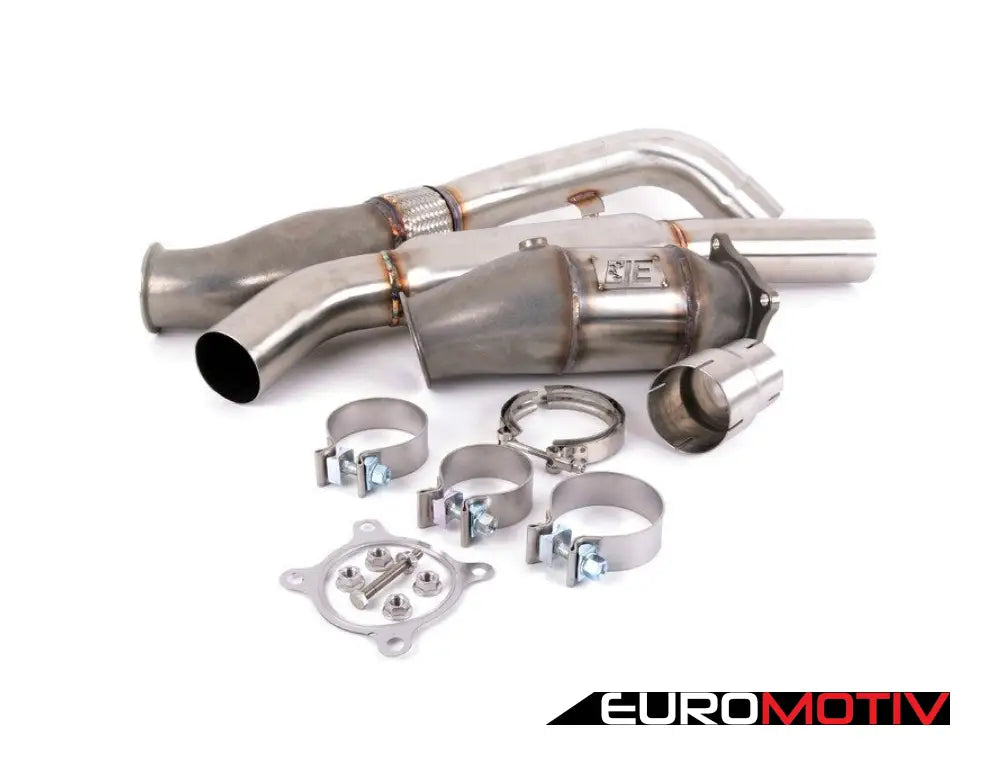 3.0’ Performance Downpipe With High-Flow Cat