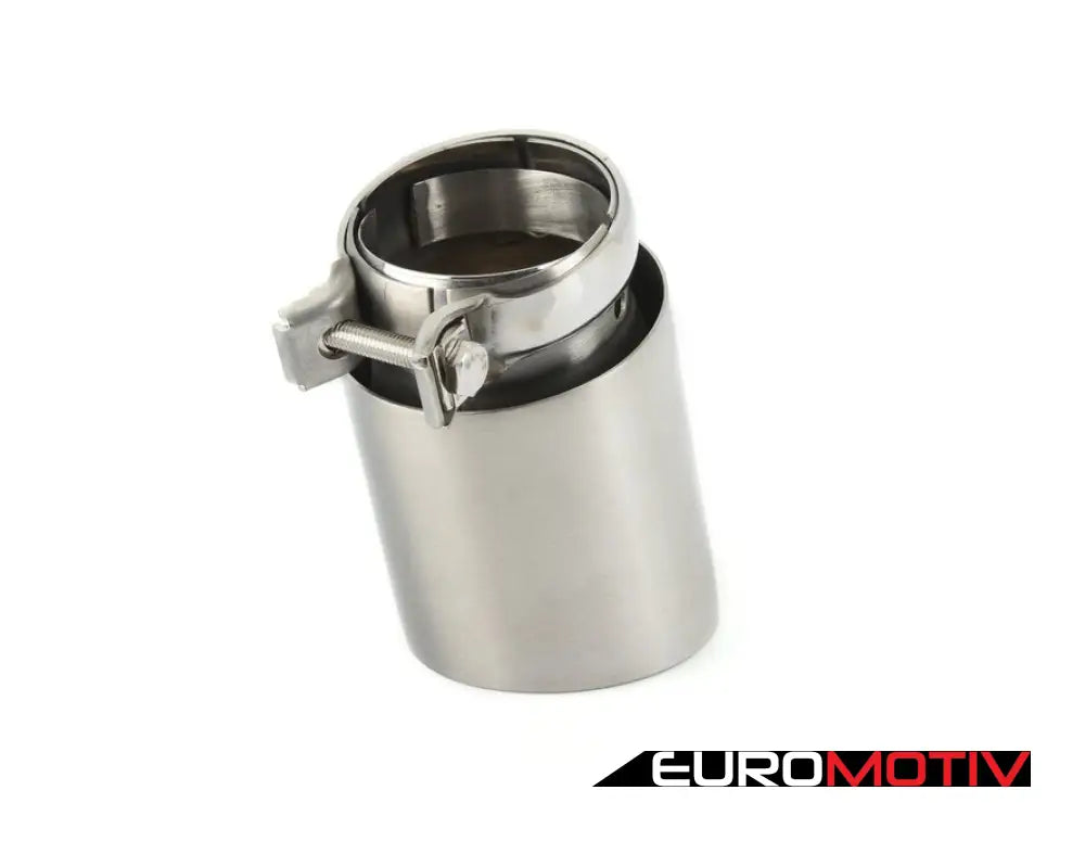 3.5’ Brushed Aluminum Swivel Exhaust Tips - Set Of 2