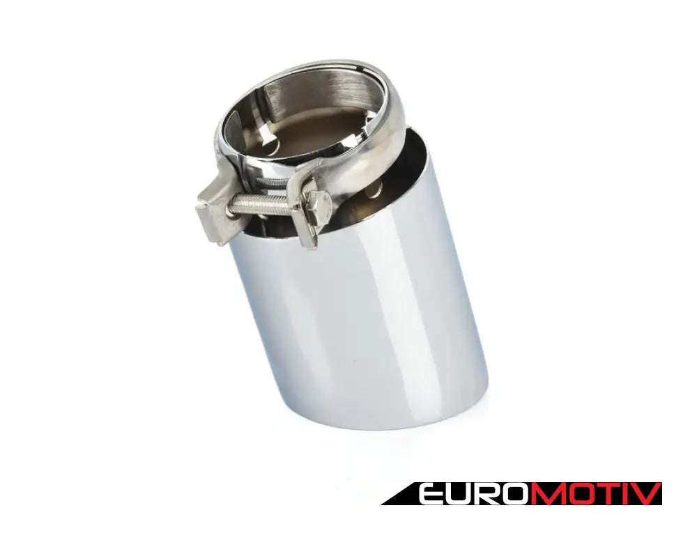 3.5’ Mirror Chrome Swivel Exhaust Tips - Set Of 2