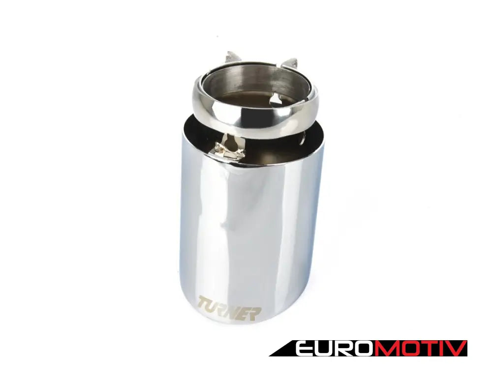 3.5’ Universal Mirror Chrome Swivel Exhaust Tip - Priced Each