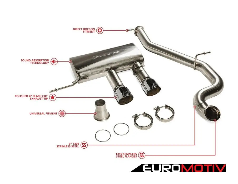 3’ Cat-Back Exhaust System