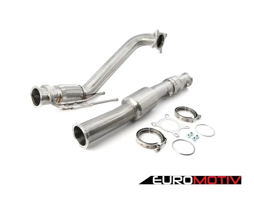 3’ Downpipe With High Flow Catalytic Converter