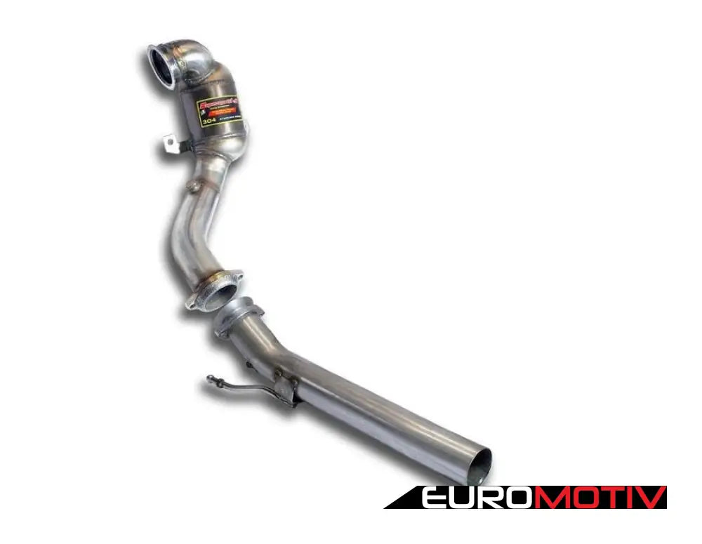 3’ Downpipe With High Flow Catalytic Converter - For Use Only With Supersprint Cat-Back