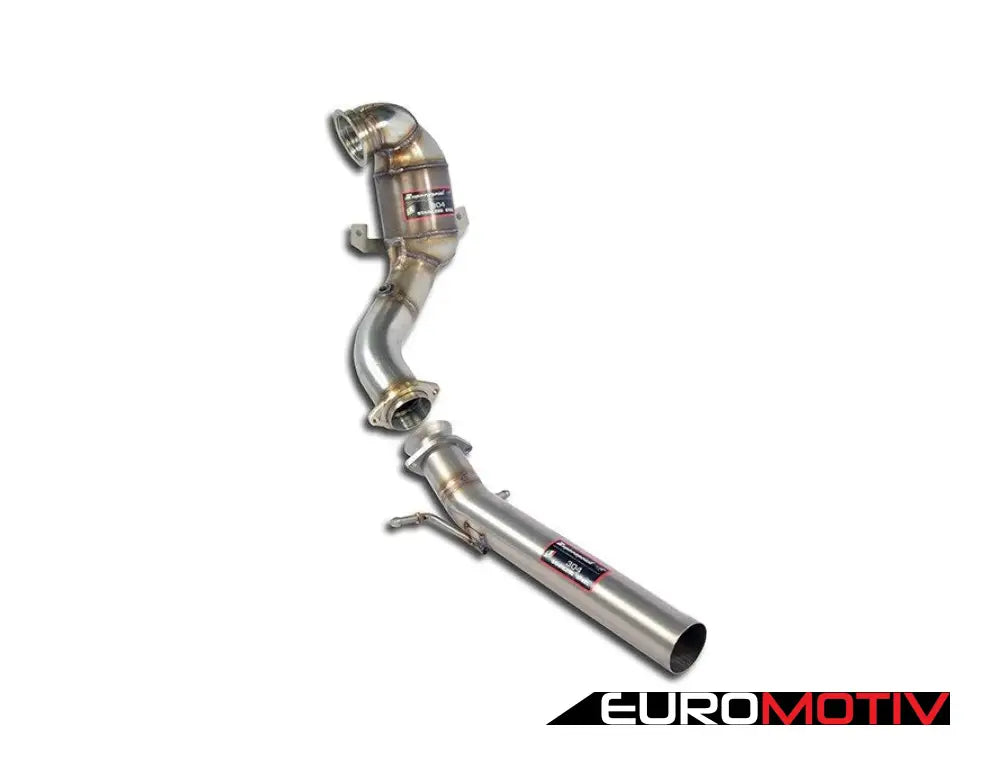 3’ Downpipe With High Flow Catalytic Converter - For Use Supersprint Cat-Back