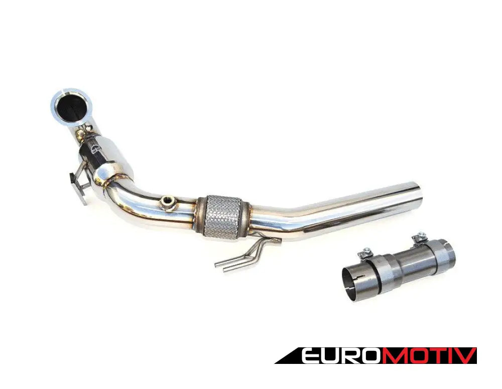 3’ Stainless Steel Downpipe With High-Flow Catalytic Converter