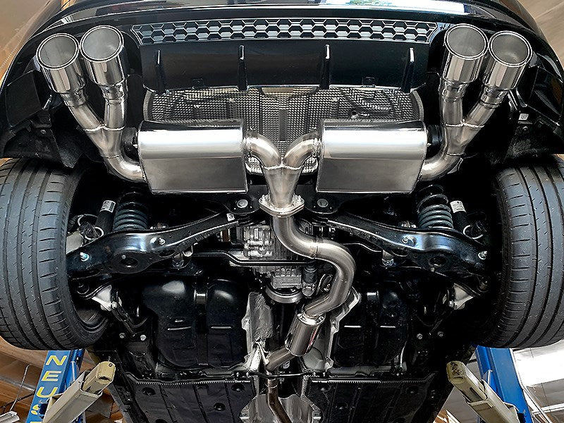 Stainless Steel Cat-Back Exhaust | V2 • MQB Golf R Mk7