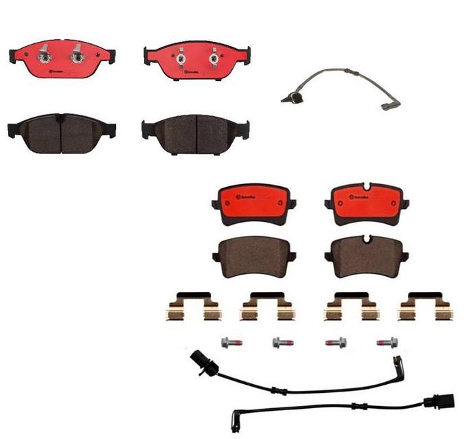 Audi Brembo Brake Kit – Pads Front and Rear (Ceramic) 4H0698451M – Brembo 3004112KIT