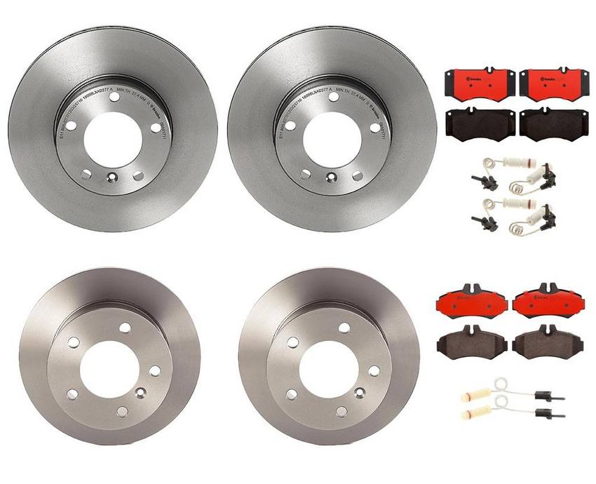 Brembo Brake Pads and Rotors Kit – Front and Rear (315mm/272mm) (Ceramic)