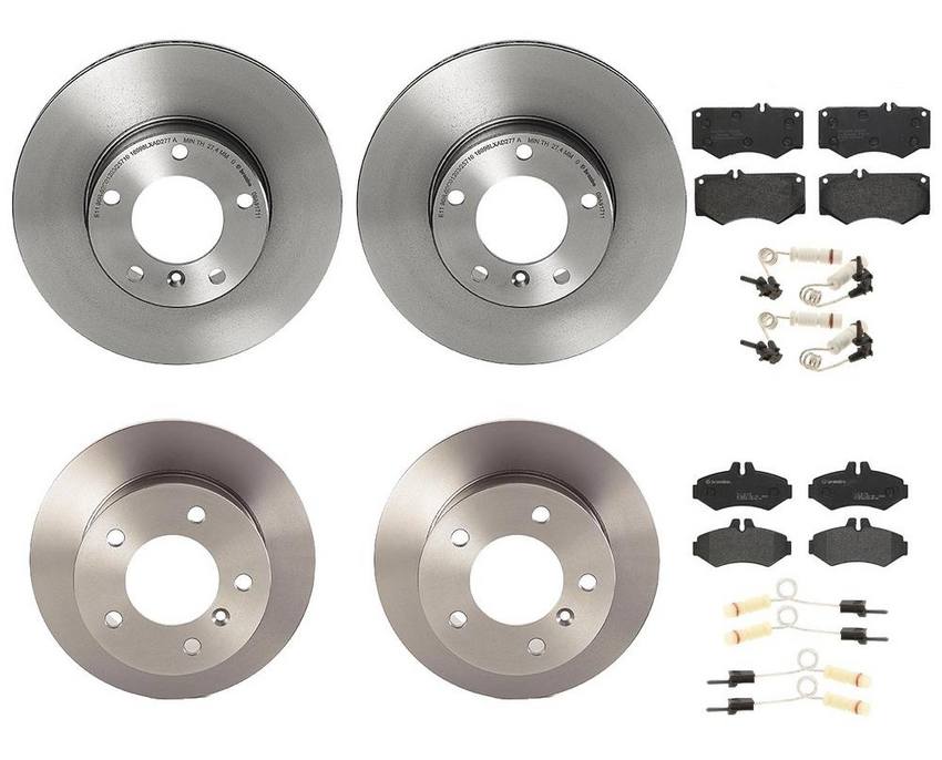 Brembo Brake Pads and Rotors Kit – Front and Rear (315mm/272mm) (Low-Met)