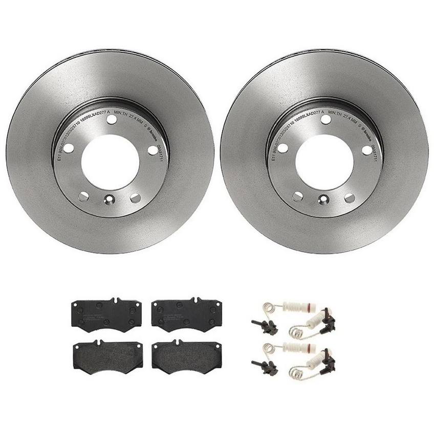 Brembo Brake Pads and Rotors Kit – Front (315mm) (Low-Met)