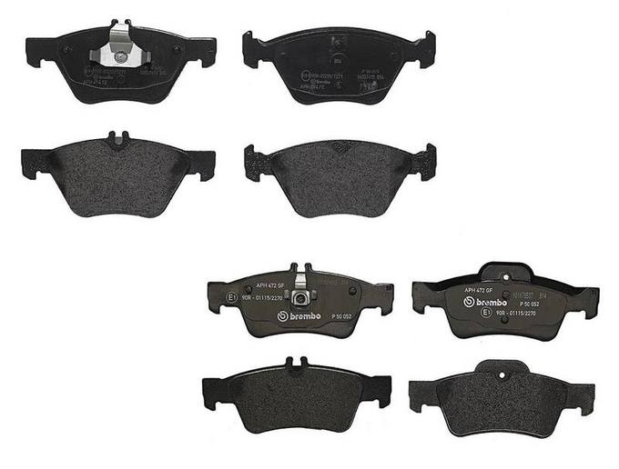 Brembo Brake Pads Kit –  Front and Rear (Low-Met)