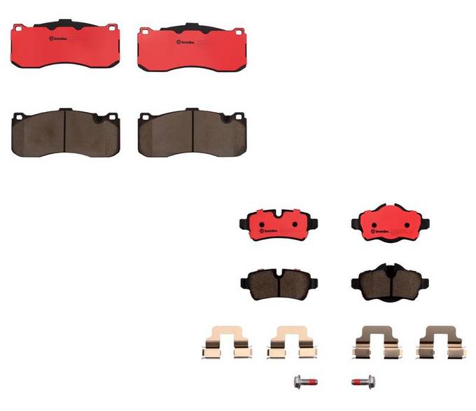 Mini Brembo Brake Pads Kit –  Front and Rear (Ceramic) 34216794059 – Brembo 3023869KIT