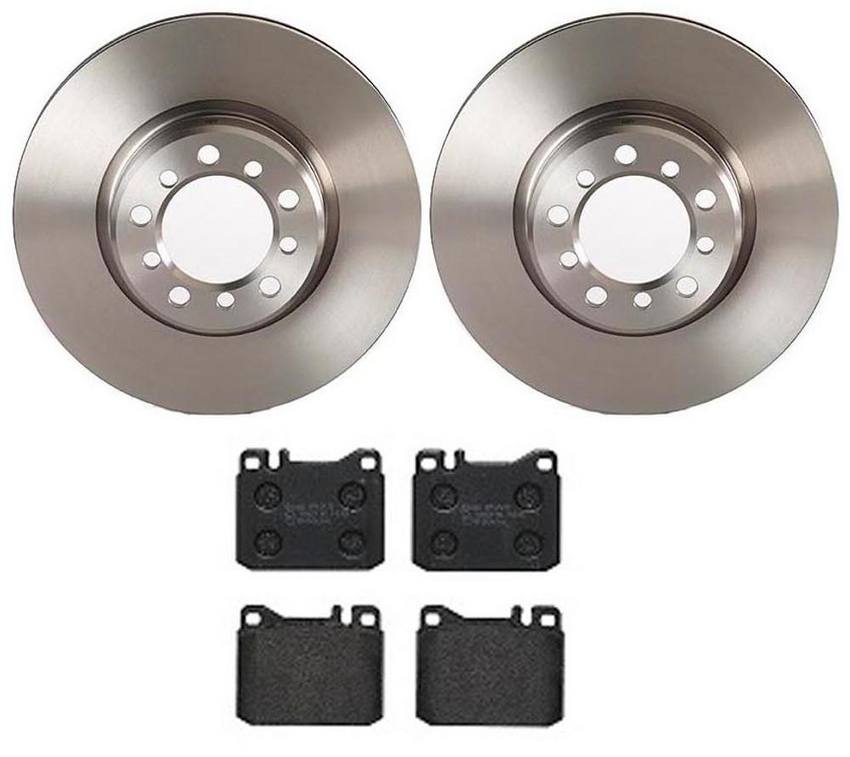 Mercedes Brakes Kit – Brembo Pads and Rotors Front (300mm) (Low-Met) 126421051264 – Brembo 3023876KIT