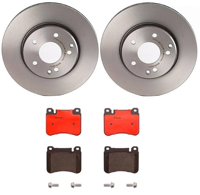 Brembo Brake Pads and Rotors Kit – Front (288mm) (Ceramic)