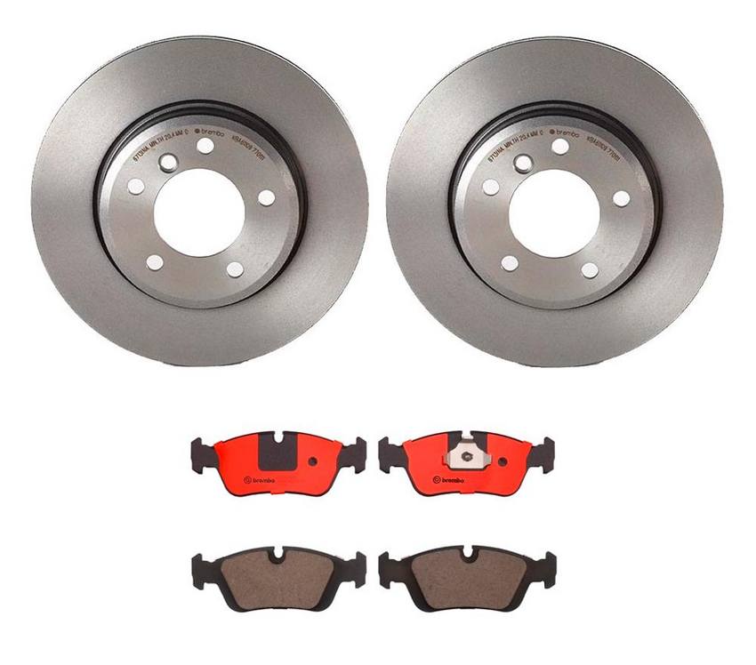 BMW Brembo Brake Kit – Pads and Rotors Front (300mm) (Ceramic) 34116864058 – Brembo 3024062KIT