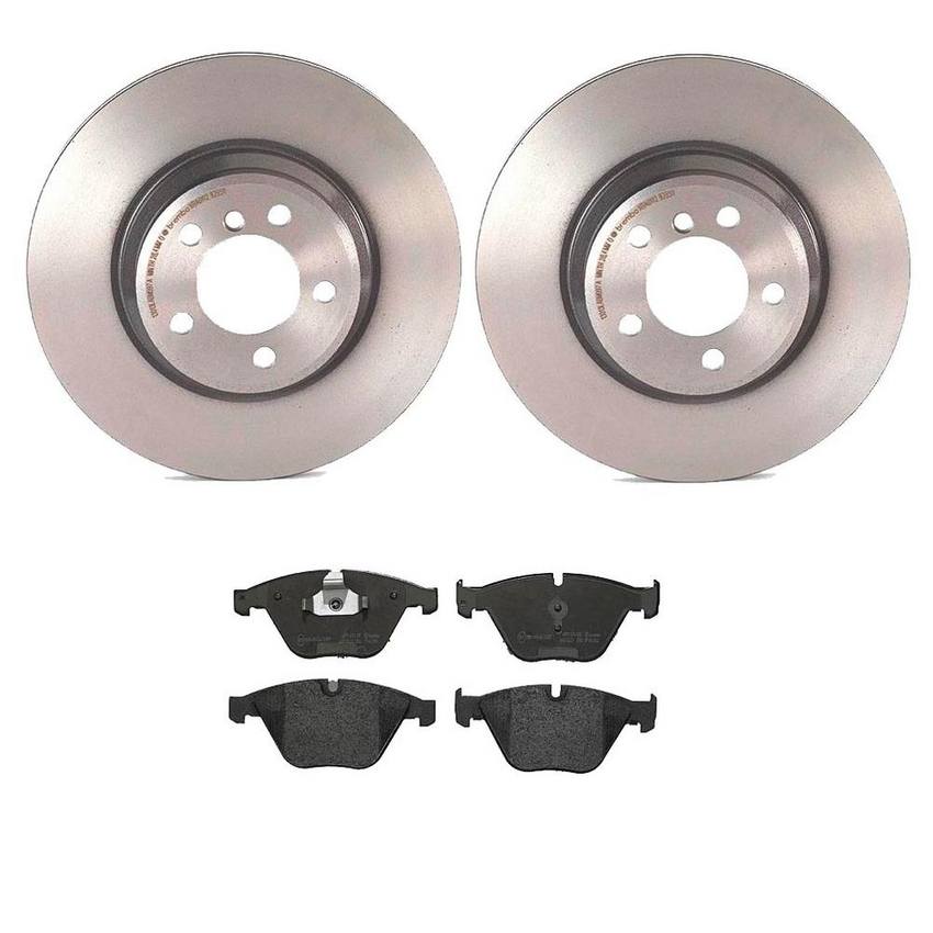 Brembo Brake Pads and Rotors Kit – Front (348mm) (Low-Met)