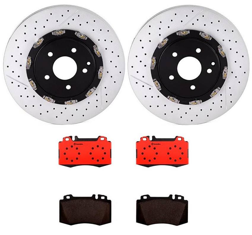 Brembo Brake Pads and Rotors Kit – Front (340mm) (Ceramic)