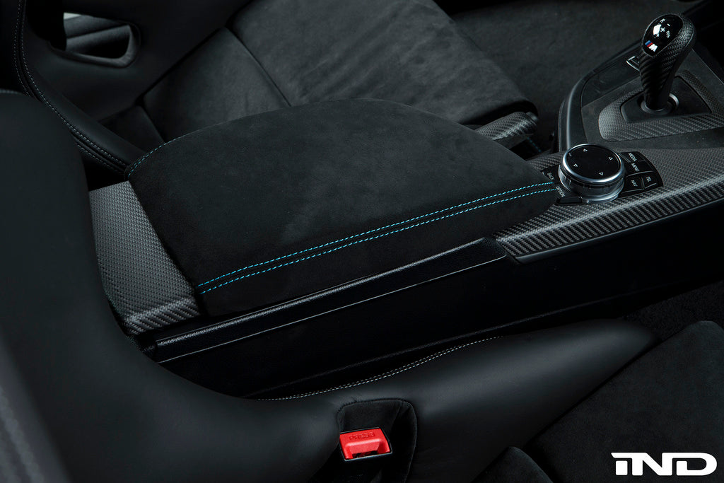 IND F87 M2 Alcantara Stitched Armrest