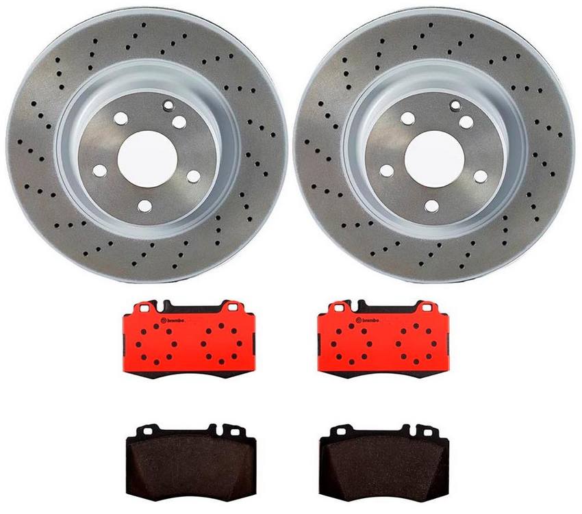 Brembo Brake Pads and Rotors Kit – Front (330mm) (Ceramic)