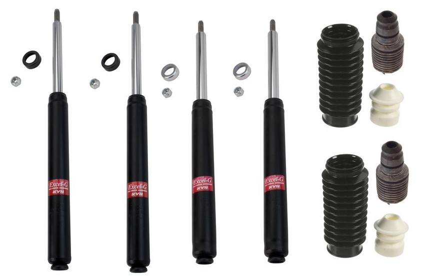 Audi Suspension Strut Assembly Kit – Front and Rear (Excel-G) – KYB 3052452KIT