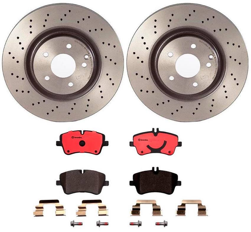 Brembo Brake Pads and Rotors Kit – Front (330mm) (Ceramic)