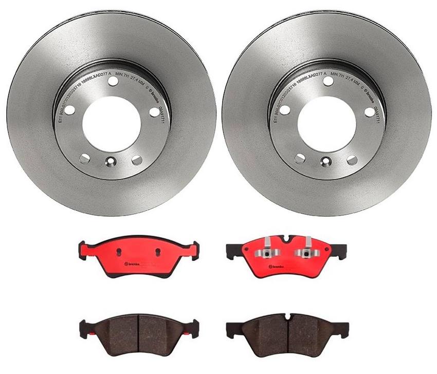 Brembo Brake Pads and Rotors Kit – Front (315mm) (Ceramic)