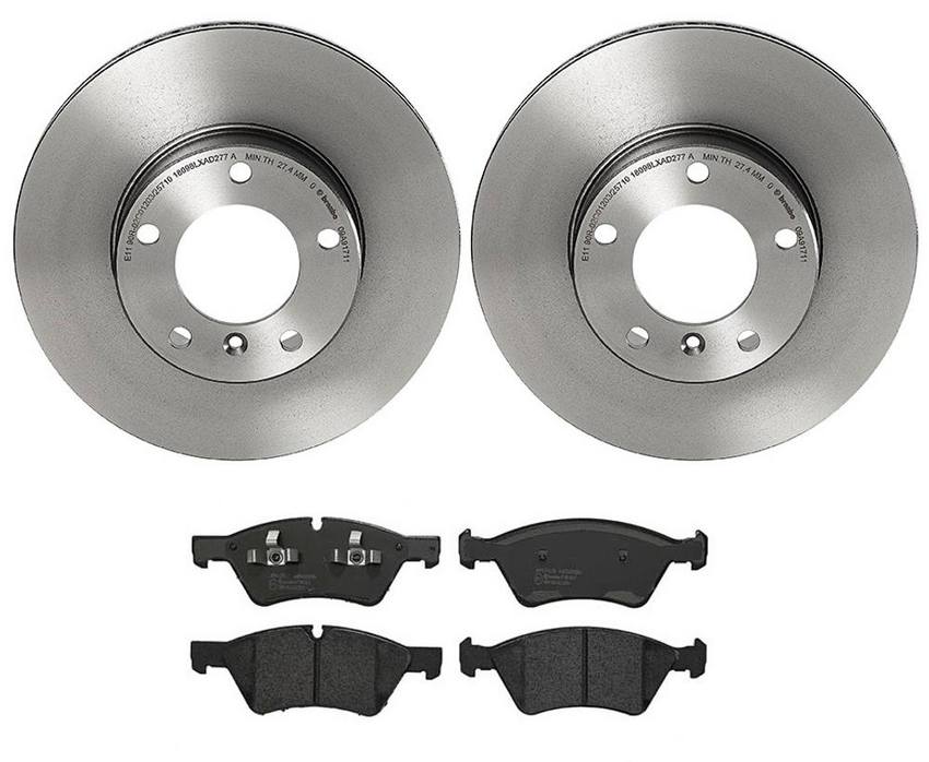 Brembo Brake Pads and Rotors Kit – Front (315mm) (Low-Met)