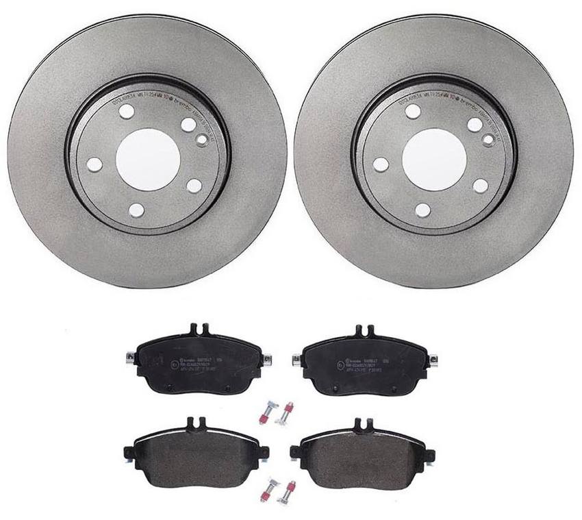 Mercedes Brakes Kit – Brembo Pads and Rotors Front (295mm) (Low-Met) 0084200320 – Brembo 3053531KIT