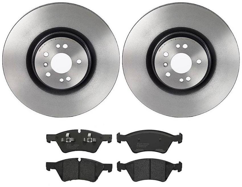 Brembo Brake Pads and Rotors Kit – Front (375mm) (Low-Met)